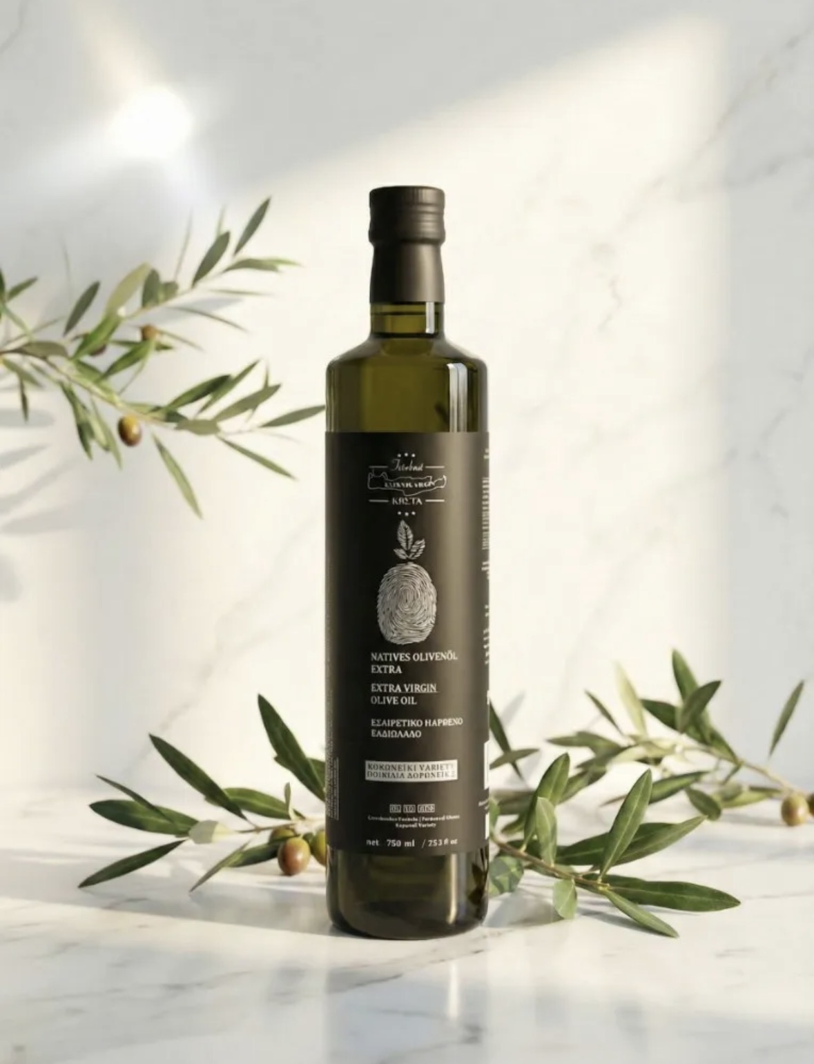 Extra Natives Olivenöl Kornilakis 750ml Flasche