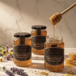 3 x 470g Aromatischer Thymian Honig Set