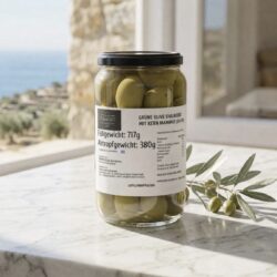 Grüne Oliven Chalkidiki 380g Abtropfgewicht